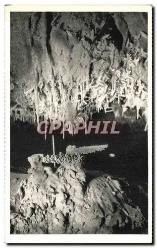 Cartes postales Grottes de Lacave Excentriques en Lumiere Noire