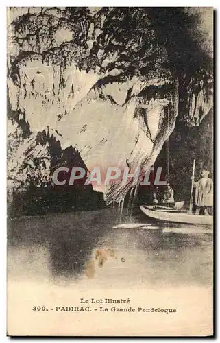 Cartes postales Le Lot Illustre Padirac Le Grande Pendeloque