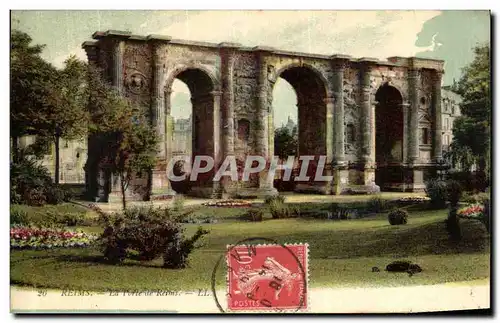 Cartes postales Reims La porte de REims