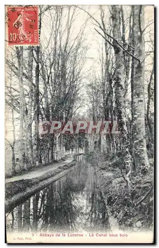 Cartes postales Abbaye de La Lucerne Le Canal Sous Bois