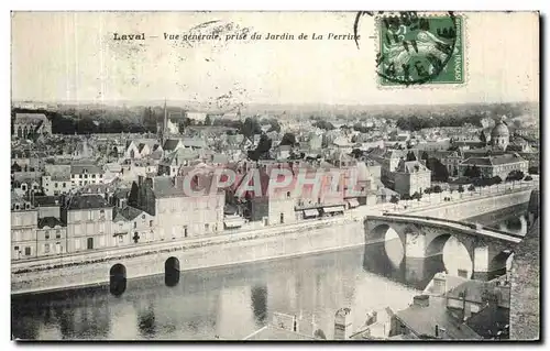 Cartes postales Laval Vue Generale Prise du Jardin de La Perrine