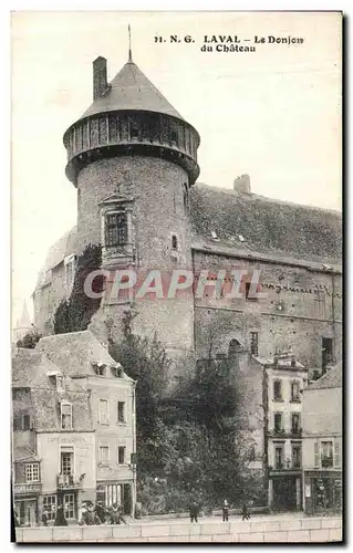 Ansichtskarte AK Laval La Donjon du Chateau