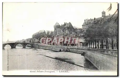 Cartes postales Laval Quai Jehan Fouquet