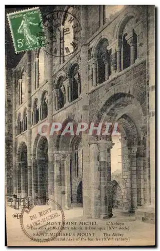 Cartes postales Mont Saint Michel L Abbaye