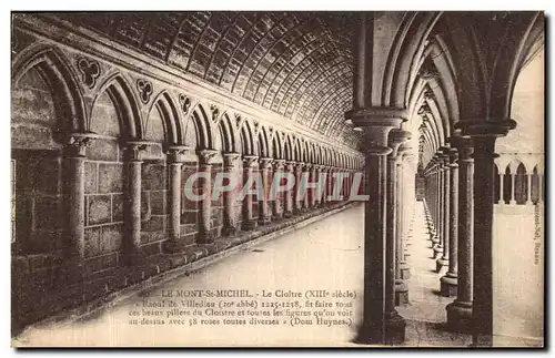 Cartes postales Le Mont Saint Michel Le Cloitre