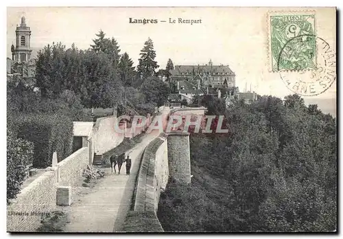 Cartes postales Langres Le Rempart