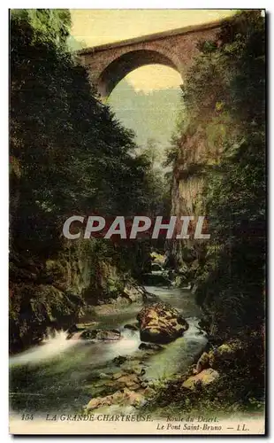 Cartes postales La Grande Chartreuse Route de Desert Le pont Saint Bruno