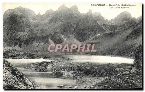 Ansichtskarte AK Dauphine Massif de Balledonne Les Lacs Robert