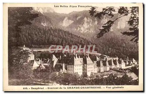 Ansichtskarte AK Dauphine Couvent de La Grand Chartreuse Vue Generale