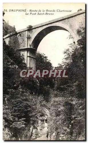 Cartes postales Dauphine Route de La Grande Chartreuse Le Pont Saint Bruno