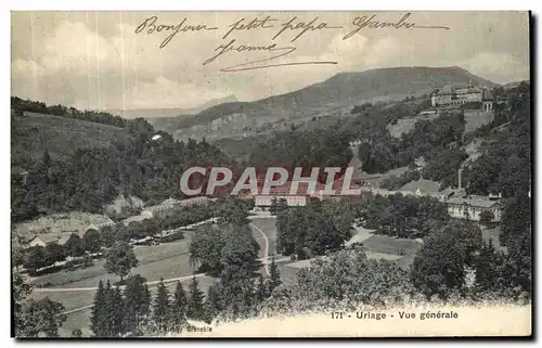 Cartes postales Uriage Vue Generale