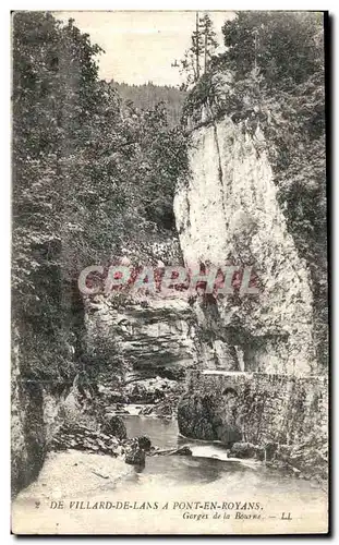 Cartes postales De Villard De Lans a Pont En Royans Gorges de la Bourne