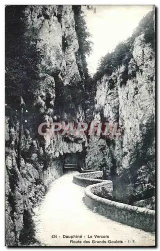 Ansichtskarte AK Dauphine Le Vercors Route des Grande Goulets