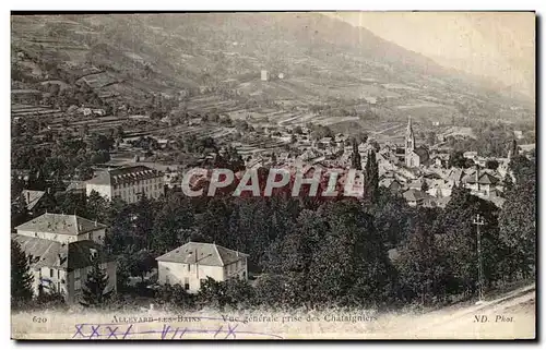 Ansichtskarte AK Allevard Les Bains Vue Generale Prise des Chanigniers