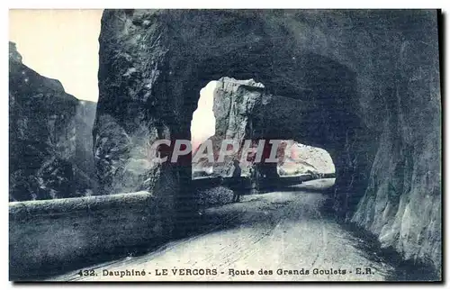 Cartes postales Dauphine Le Verors Route des Grands Goulets