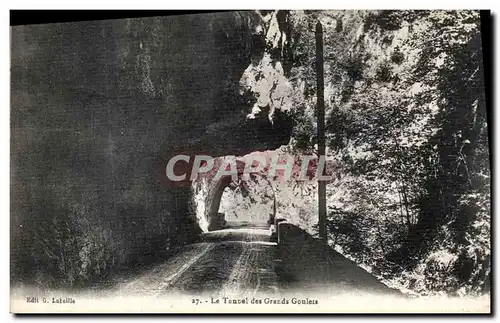 Cartes postales Le Tunnel des Grande Goulets