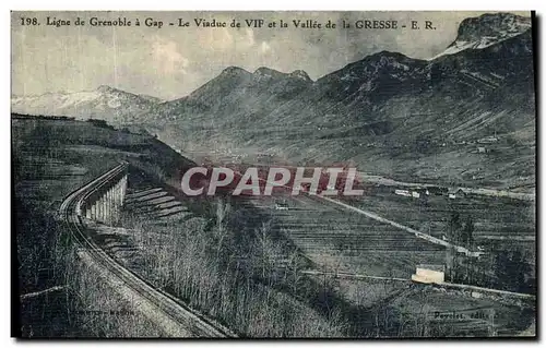 Ansichtskarte AK Ligne de Grenoble a Gap Le Viadue de Vif et la Gresse