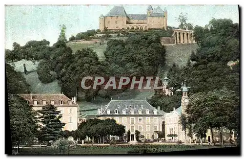 Cartes postales Uriage L etablissement thermal et le chateau