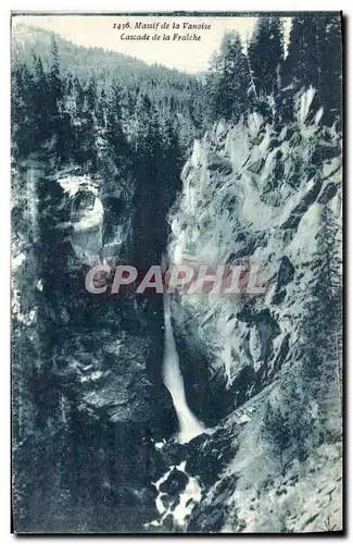 Ansichtskarte AK Massif de la Vanoise Cascade de la Fraiche