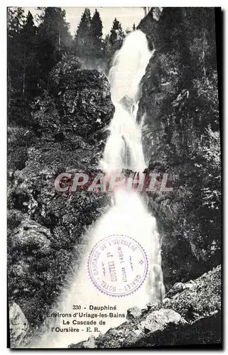 Cartes postales Dauphine Environs d Uriage les Bains Le Cascade de l Oursiere