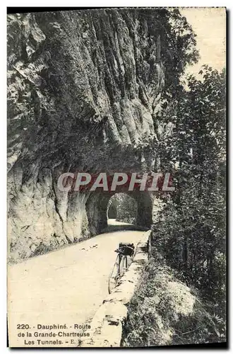 Ansichtskarte AK Dauphine Route de la Grande Chartreuse Les Tunnels