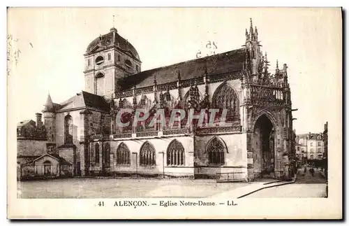 Ansichtskarte AK Alencon Eglise Notre Dame