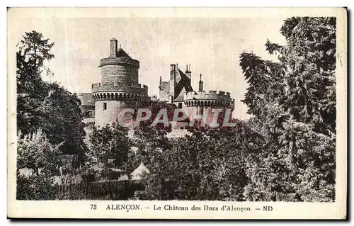 Ansichtskarte AK Alencon Le Chateau des Ducs d Alencon