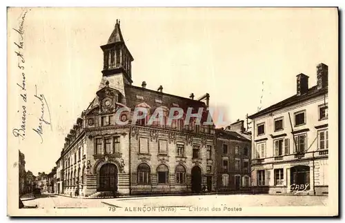 Cartes postales Alencon L Hotel des Postes