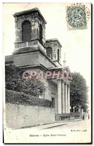 Cartes postales Macon Eglise Saint Vincent