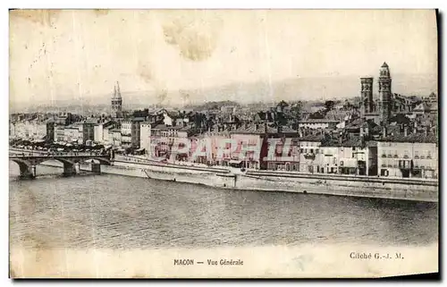 Cartes postales Macon Vue generale