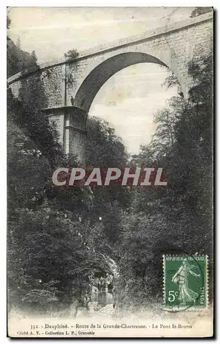 Cartes postales La Grande Route de la Grande Chartreuse Le Pont St Bruno