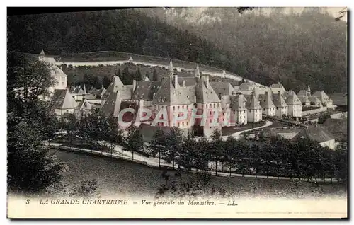 Cartes postales Chartreuse vue Generale du Monastere