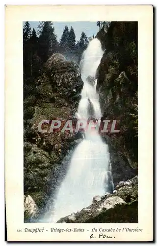 Ansichtskarte AK Dauphine Uriage les Bains La cascade de l Oursiere