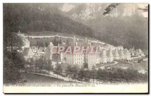 Cartes postales Dauphine Grande Charteuse Vue Generale du Monastere