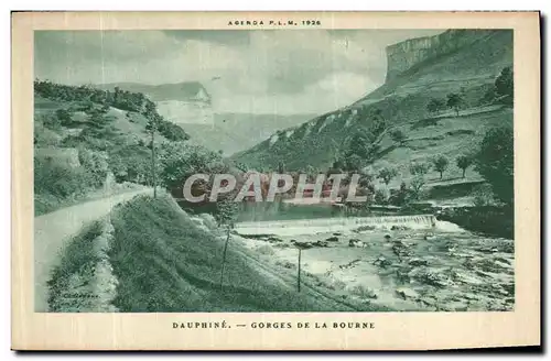 Ansichtskarte AK Dauphine Gorges De La Bourne