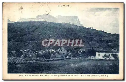 Cartes postales Chapareillan Vue Generale de la Ville Le mont Grenier