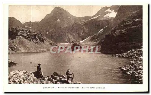 Ansichtskarte AK Dauphine Massif de Belledonne Lac du Petit Domenon