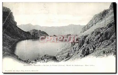 Cartes postales Environs de Grenoble Le Lac Crozet Massif de Belledonne