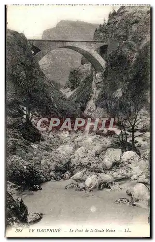 Ansichtskarte AK Le Dauphine Le Pont de la Goule Noire