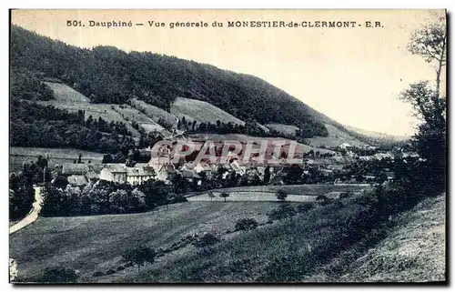 Ansichtskarte AK Dauphine Vue Generale du Monestier de Clermont