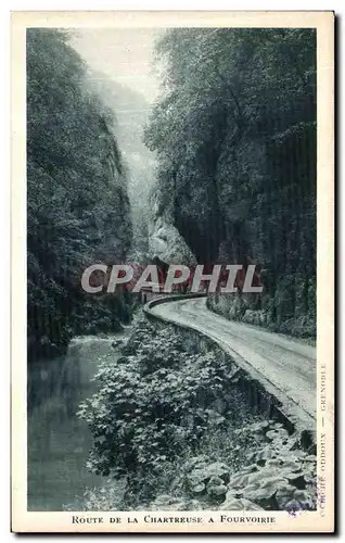 Cartes postales Dauphine Chartreuse Route De La A Fourvoirie