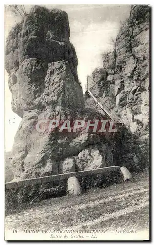 Cartes postales Dauphine Chartreuse Massif De La Grande Les Echelles Entree des Grottes