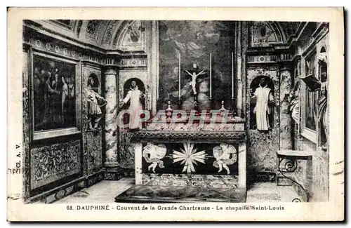 Cartes postales Dauphine Couvent de la Grande Chartreuse La Chapelle Saint Louis