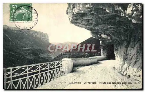 Cartes postales Dauphine Le Vercors Route des Grande Goulets