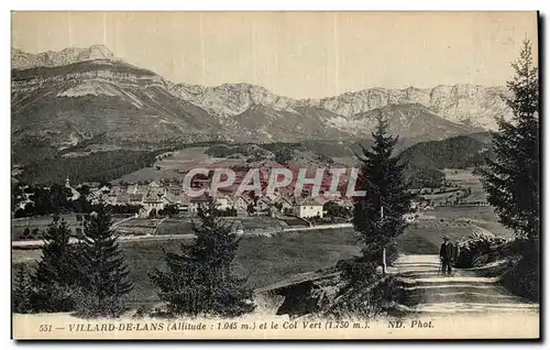 Cartes postales Villard de Lans et le Col Vert