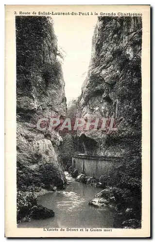 Cartes postales Route de Saint Laurent du Pont a la Grande Chartreuse