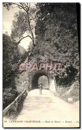 Cartes postales La Grand Chartreuse Route du Desert Tunnel