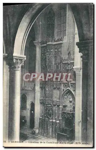 Ansichtskarte AK Grenoble Ciborium de la Cathedrale Notre Dame