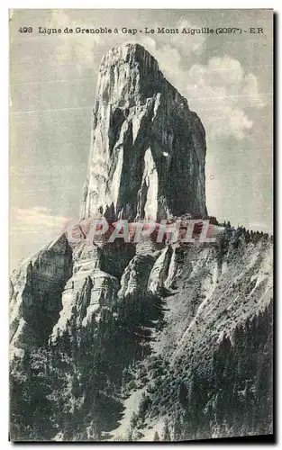 Cartes postales Ligne de Grenoble a Gap Le Mont Aiguille