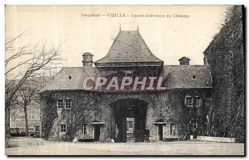 Cartes postales Dauphine Vizille Entree Interieure du Chateau